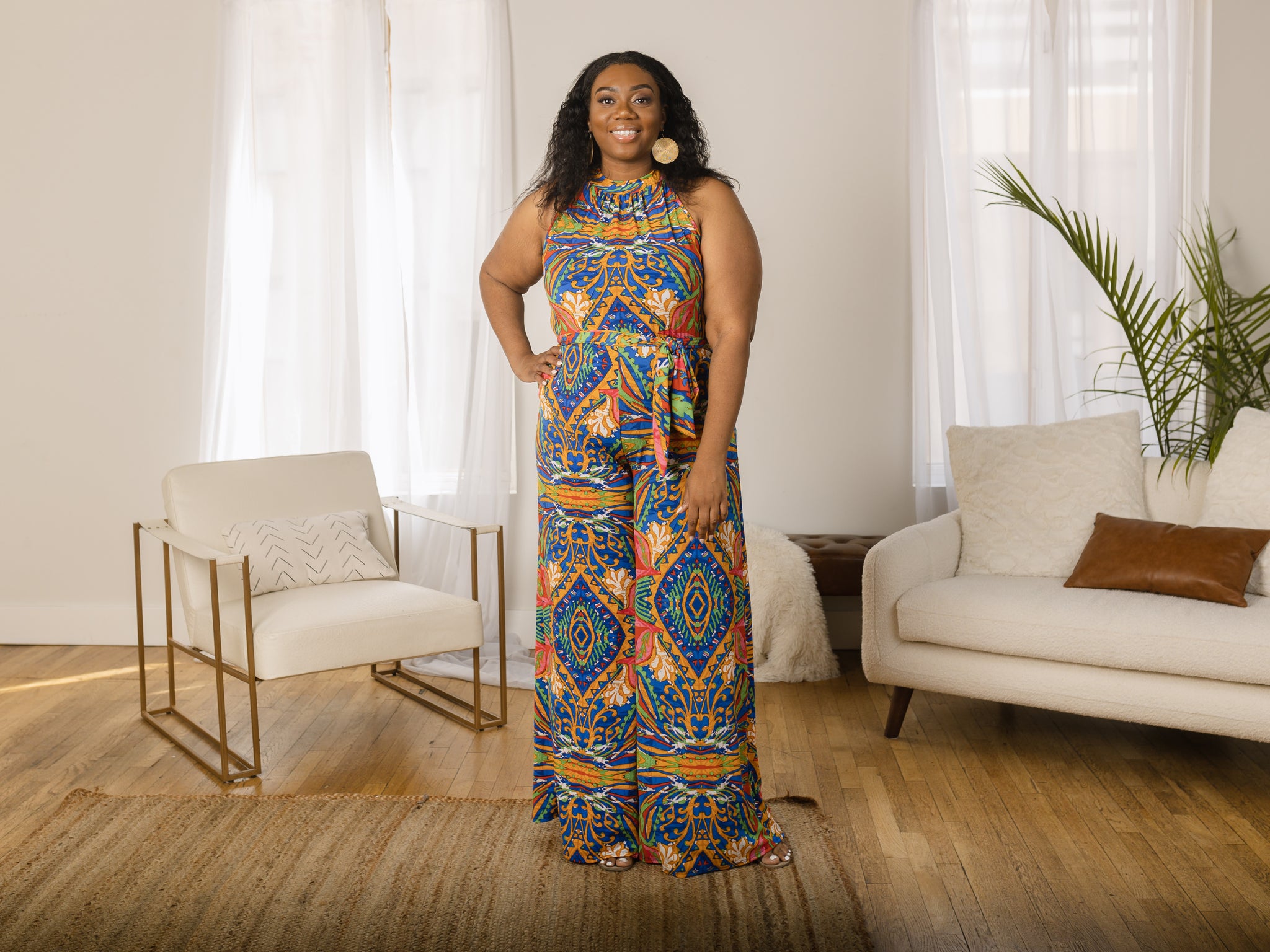 Jump Into Spring Jumpsuit