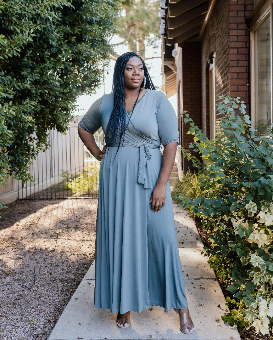 Jasmine Faux Wrap Dress