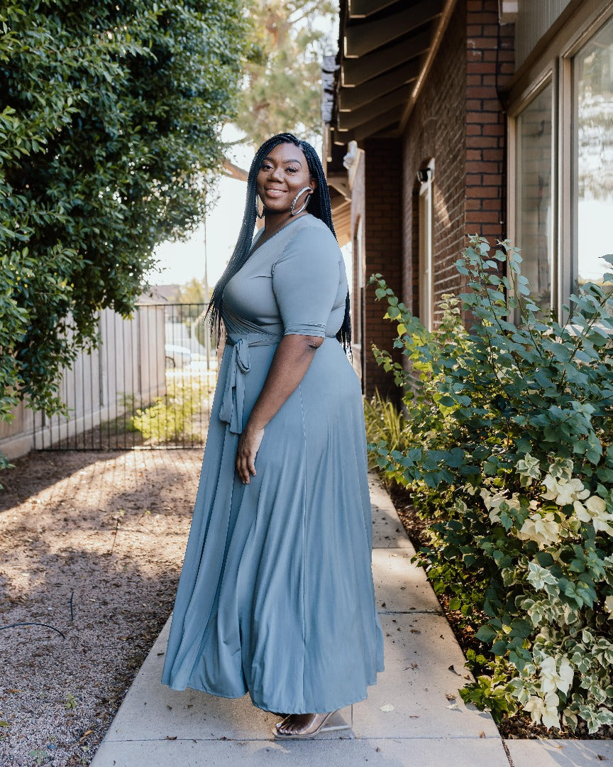 Jasmine Faux Wrap Dress