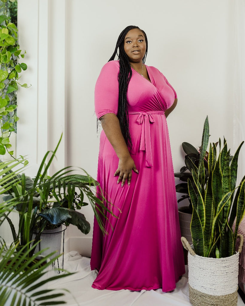 Jasmine Faux Wrap Dress