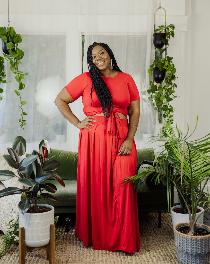 Goddess 2 Piece Skirt Set