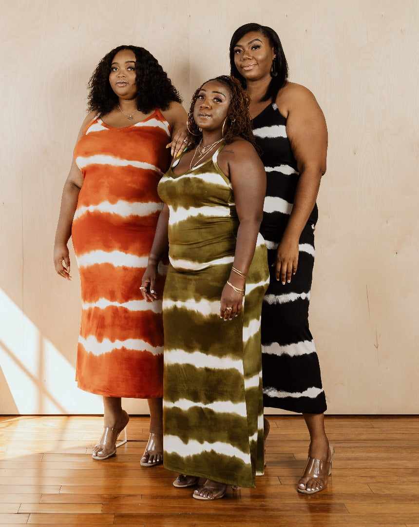 Tie-Dye Maxi Dress