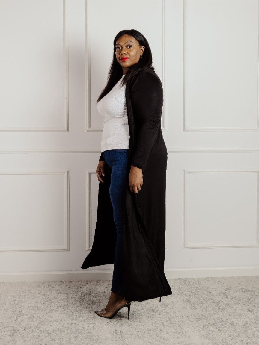 The Maxi Duster Black