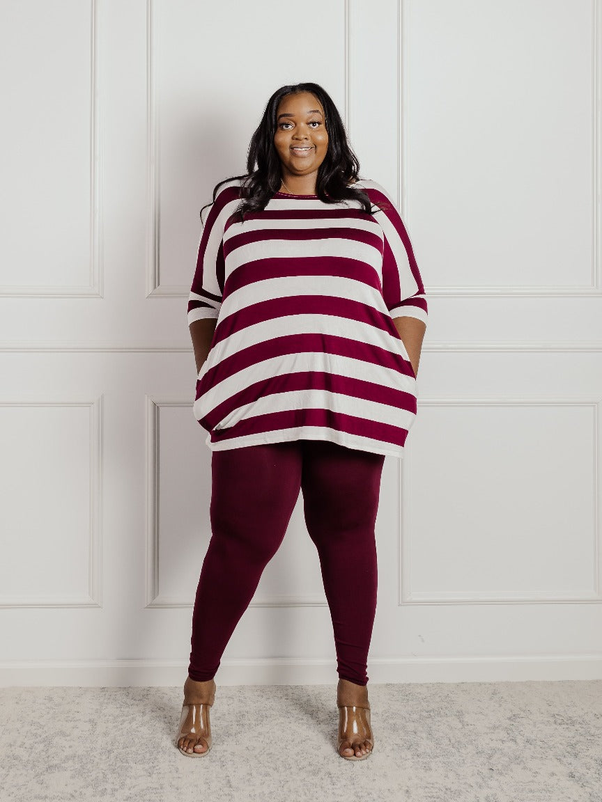 Tasha Legging Set Burgundy