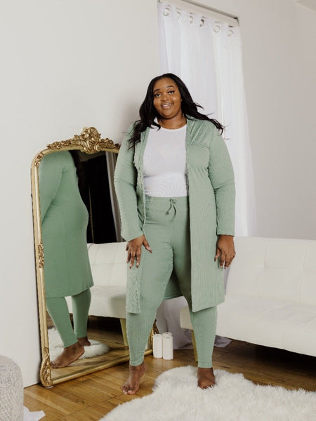 Sage Cardigan Set