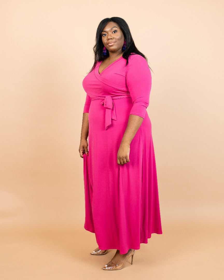 Lynette Wrap Maxi Dress