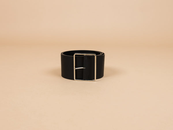 Black Belt Silver Buckle